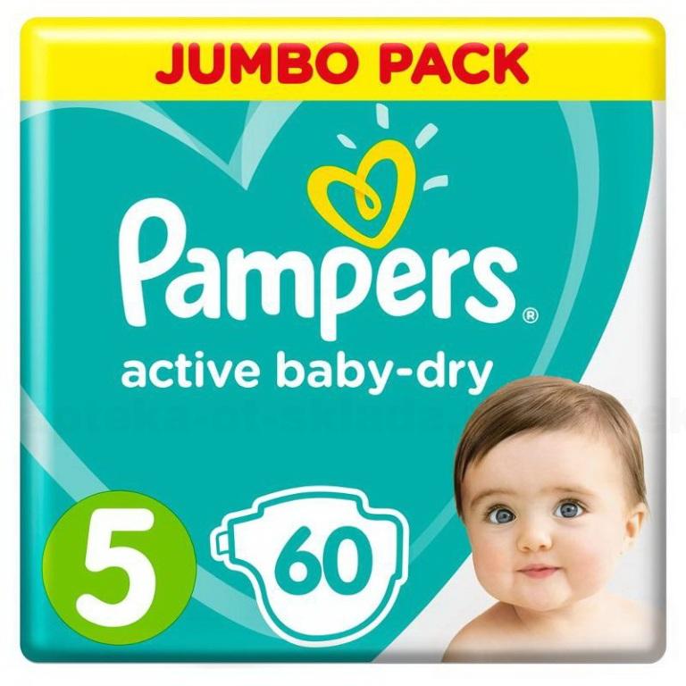 Подгузники Pampers Active Baby-Dry (размер 5) 11-16кг N 60