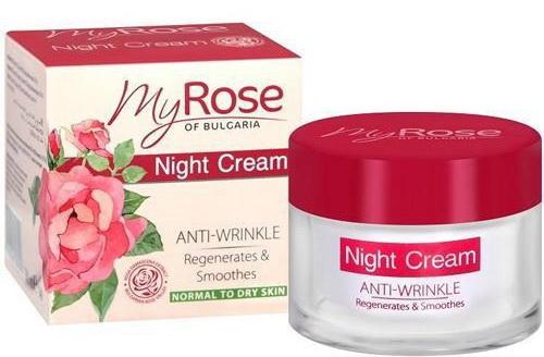 My Rose of Bulgaria Крем для лица ночной против морщин Anti-Wrinkle Night Cream 50мл
