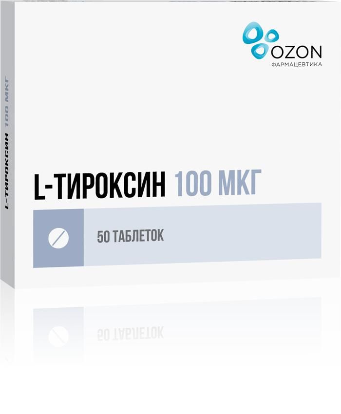 L-тироксин Озон тб 100мкг N 50