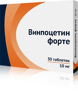 Винпоцетин форте Озон тб 10 мг N 30