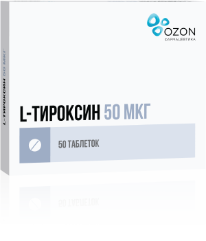 L-тироксин Озон тб 50мкг N 50
