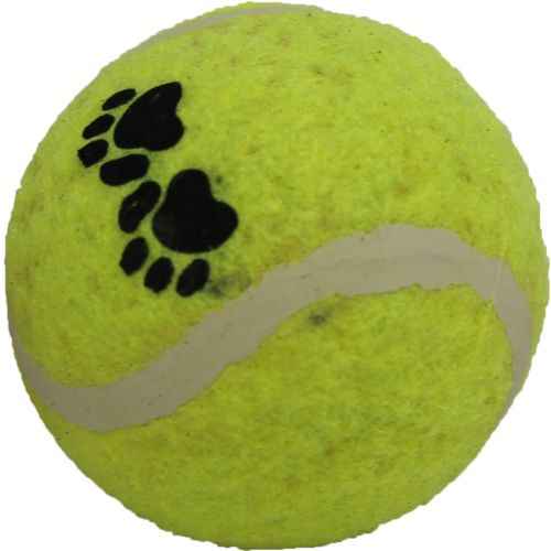 Игрушка мяч теннисный для собак Шурум-бурум лапки 6.3см