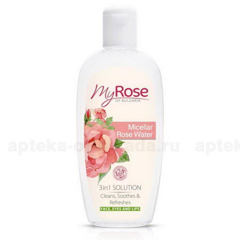 My Rose of Bulgaria Мицеллярная розовая вода для лица 220мл Micellar Rose Water