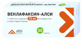 Венлафаксин - Алси тб 75мг N 30