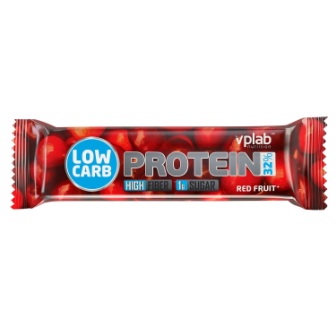 Батончик протеиновый VPLab Low Carb Protein Bar 35г красные ягоды