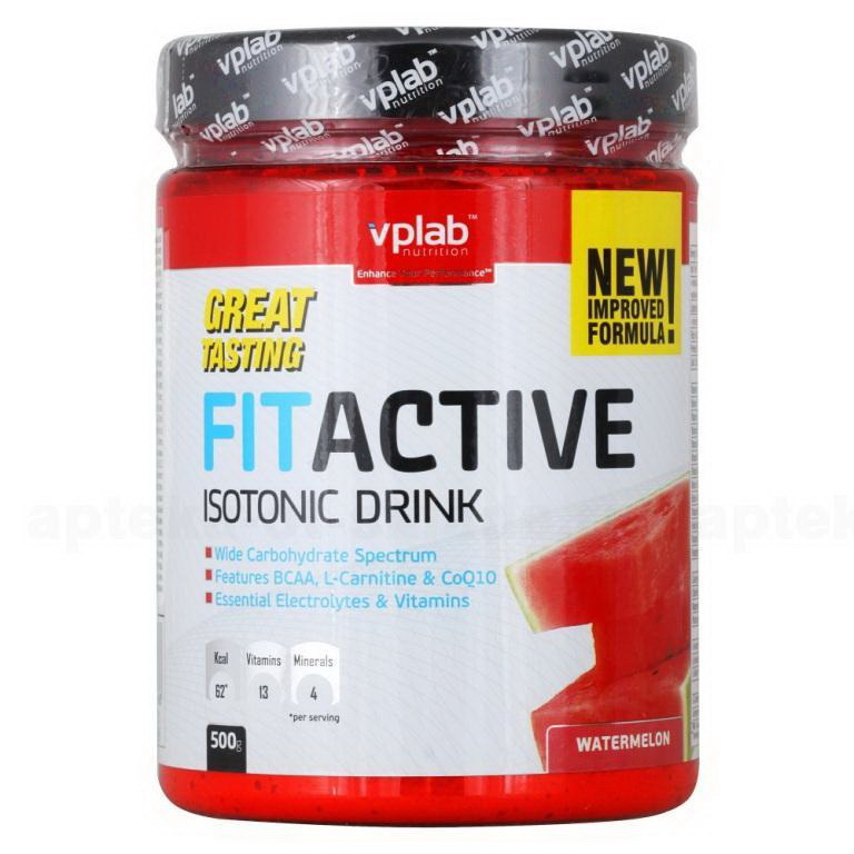 Fit Active Isotonic Drink изотонический напиток порошок 500г арбуз