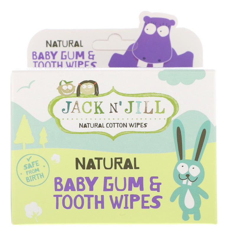 Jack`n`Jill Детские салфетки для полости рта с ксилитом N 25