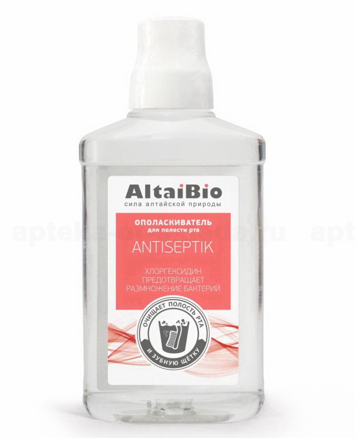 АлтайБио ополаскиватель для полости рта антисептик с хлоргексидином 400мл