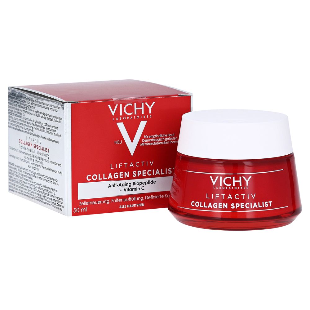 Vichy ЛифтАктив коллаген дневной крем пептиды I и II типов+витамин С 50мл