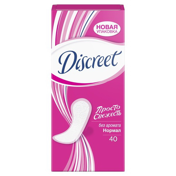 Прокладки Discreet ежедневные нормал без аромата N 40