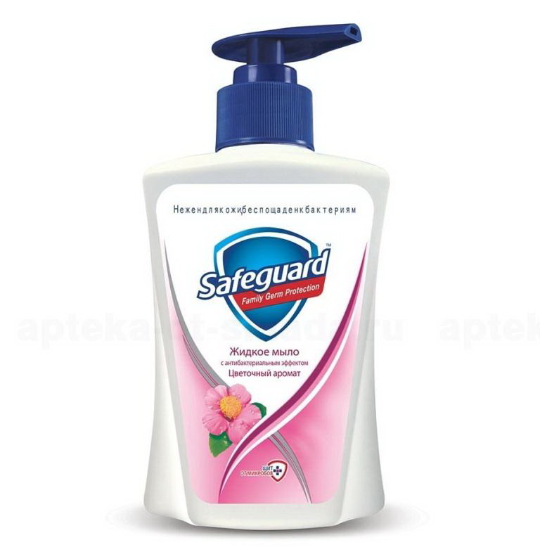 Safeguard мыло жидкое антибактериальное цветочный аромат 225мл