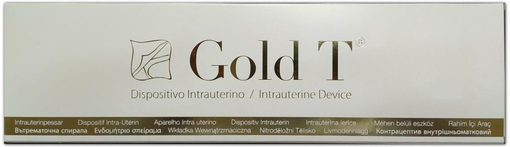 Спираль в/маточ Eurogine DIU Gold T (Cu 375+Au) maxi