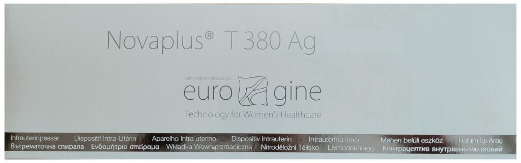 Спираль в/маточ Eurogine DIU Novaplus T 380 Ag (Cu 380+Ag) maxi