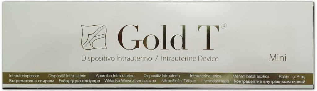 Спираль в/маточ Eurogine DIU Gold T (Cu 375+Au) mini