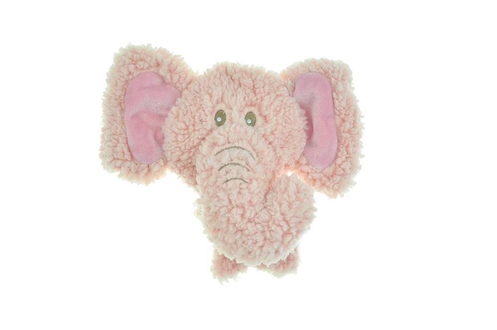 Игрушка слон для собак розовый Aromadog big head 12см