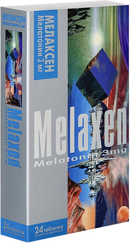 Мелаксен тб п/об 3мг N 24