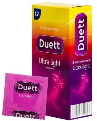 Презервативы DUETT Ultra light N 12