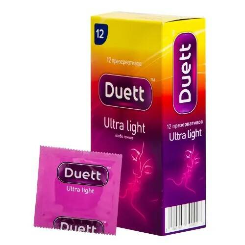 Презервативы DUETT Ultra light N 12