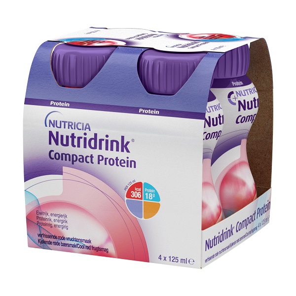 Nutricia Нутридринк компакт протеин с охлаждающим фруктово-ягодным вкусом 125мл N 4