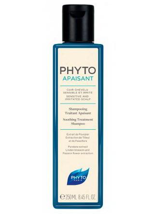 Phyto Фитоапезан шампунь оздоровляющий успокаивающий для раздраженной кожи головы 250мл