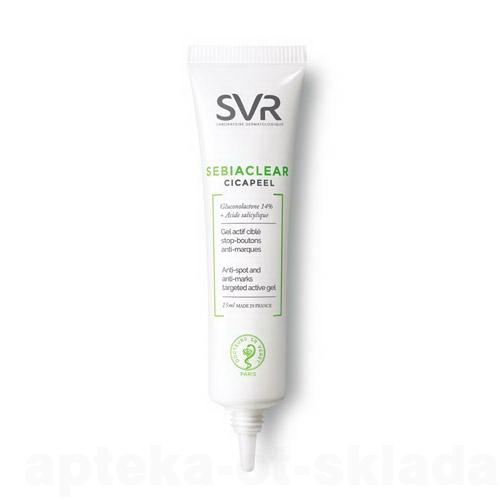 SVR Себиаклир Цикапил активный гель для локального нанесения для кожи с акне 15мл