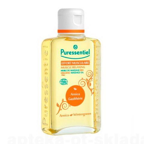 Puressentiel масло массажное органическое расслабляющее Арника и Гаультерия 100мл