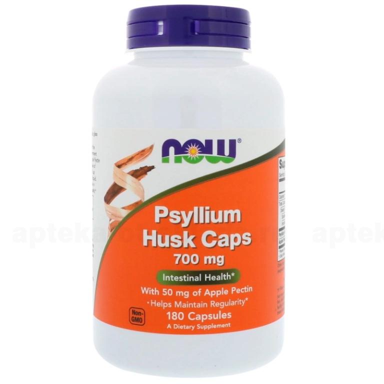 NOW Psyllium Husk подорожник+ пектин капс 900мг N 180