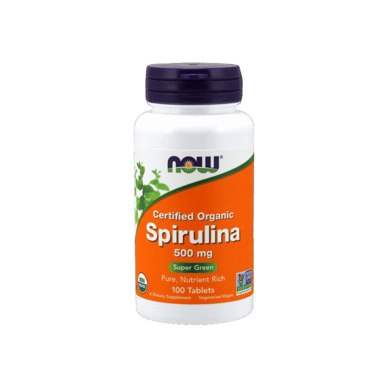 NOW Natural Spirulina спирулина натуральная тб 535.45мг N 100