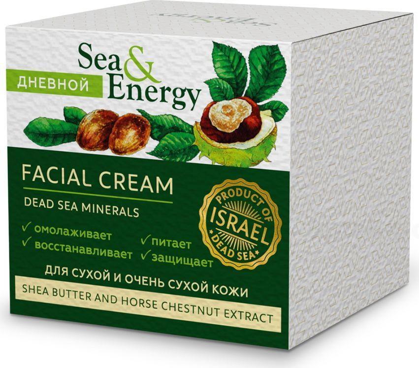 Sea&Energy крем для лица дневной для очень сухой кожи масло ши/конский каштан 50мл