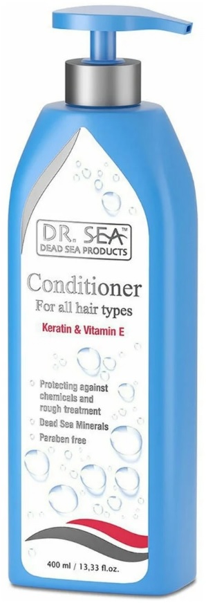 Dr.Sea кондиционер для волос с кератином и витамином Е 400мл