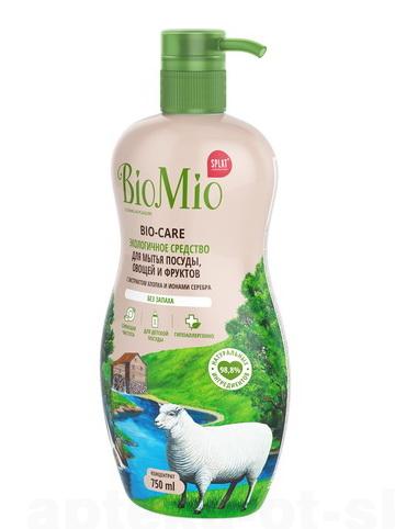BioMio средство для мытья посуды/овощей/фруктов без запаха 750 мл