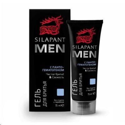 Силапант Men гель для бритья для мужчин с пантогематогеном 75мл