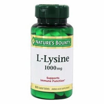 Natures Bounty L-Lysine 1000мг L-лизин тб 1555мг N 60