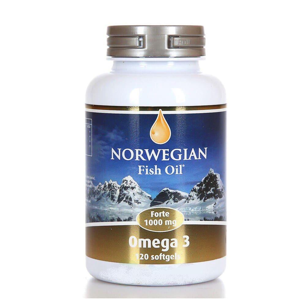 Norwegian Fish Oil Омега-3 форте 620мг капс 1384мг N 120