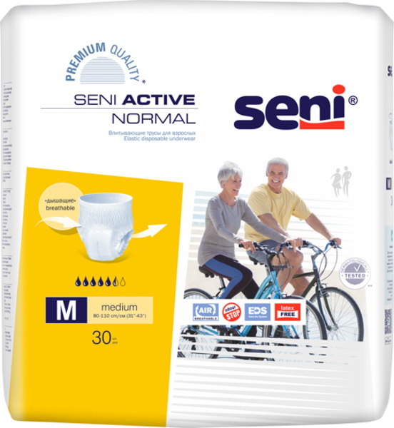 Трусики для взрослых Seni active normal Medium (80-110см)N 30