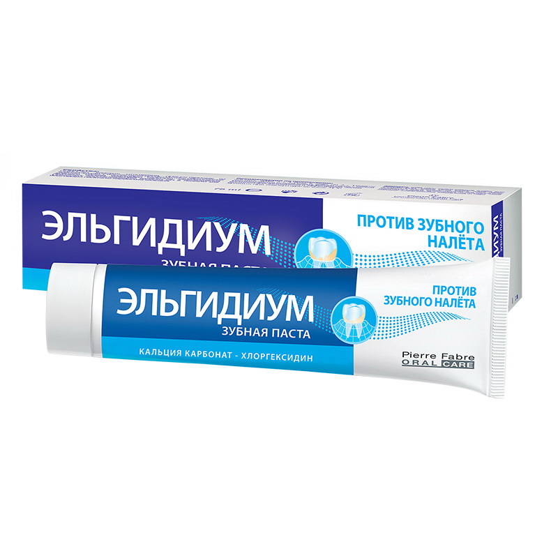 Эльгидиум зубная паста 100г против налета