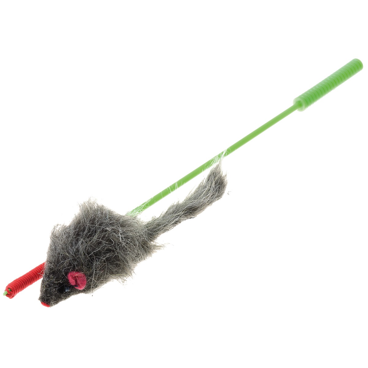 Дразнилка-удочка мышь с игрушкой Petline st-108