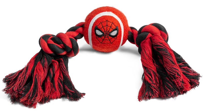 Игрушка веревка и мяч для собак Triol disney marvel человек-паук d7см/31см