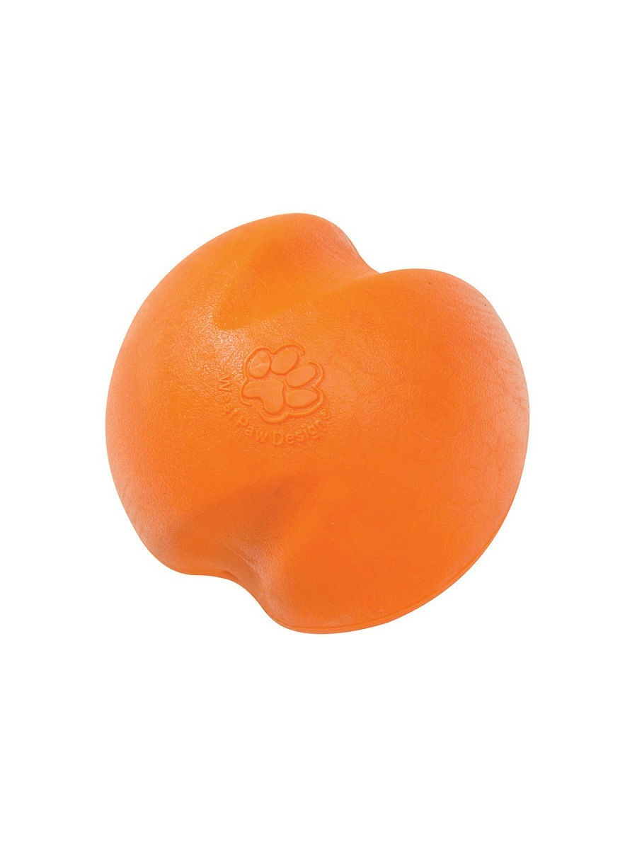 Игрушка мячик для собак оранжевый West paw zogoflex jive р.l 8см