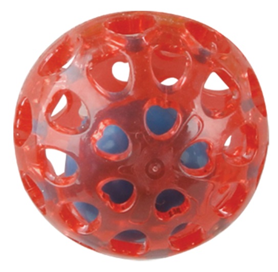 Игрушка сфера с шариком для собак Triol термопластичная резина 6.5см
