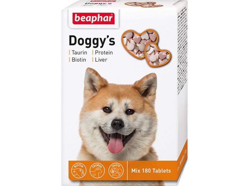 Beaphar витамины для собак n180 doggy's микс