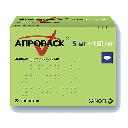 Апроваск тб 5мг +150мг N 28