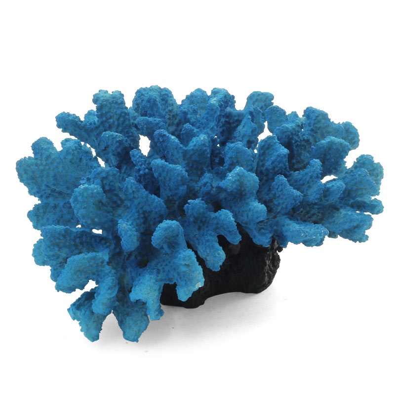 Коралл искусственный акропора синий Laguna 22х16,5х10 см
