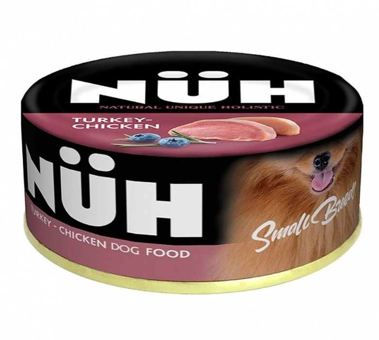 Корм беззерновой для собак мелких пород Nuh 100 г бан. индейка/цыпленок
