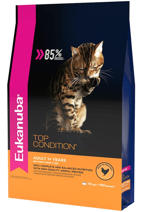 Корм для кошек Eukanuba top condition 2 кг