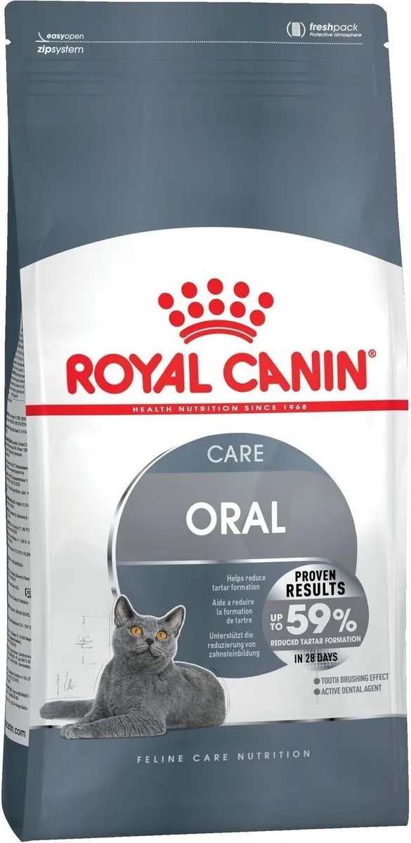 Корм для кошек Royal canin oral care профилактика образования зубного камня 1.5 кг