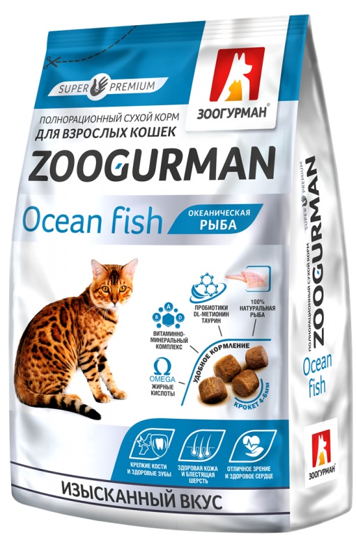 Корм для кошек Зоогурман 350 г океаническая рыба