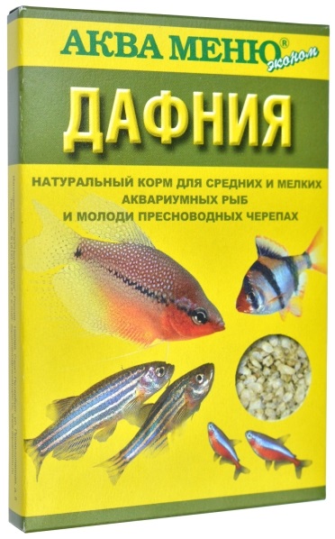 Корм для мелких и средних рыб Аква-меню дафния