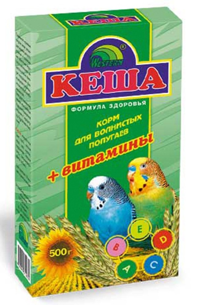 Корм для попугаев Кеша 500 г + витамины