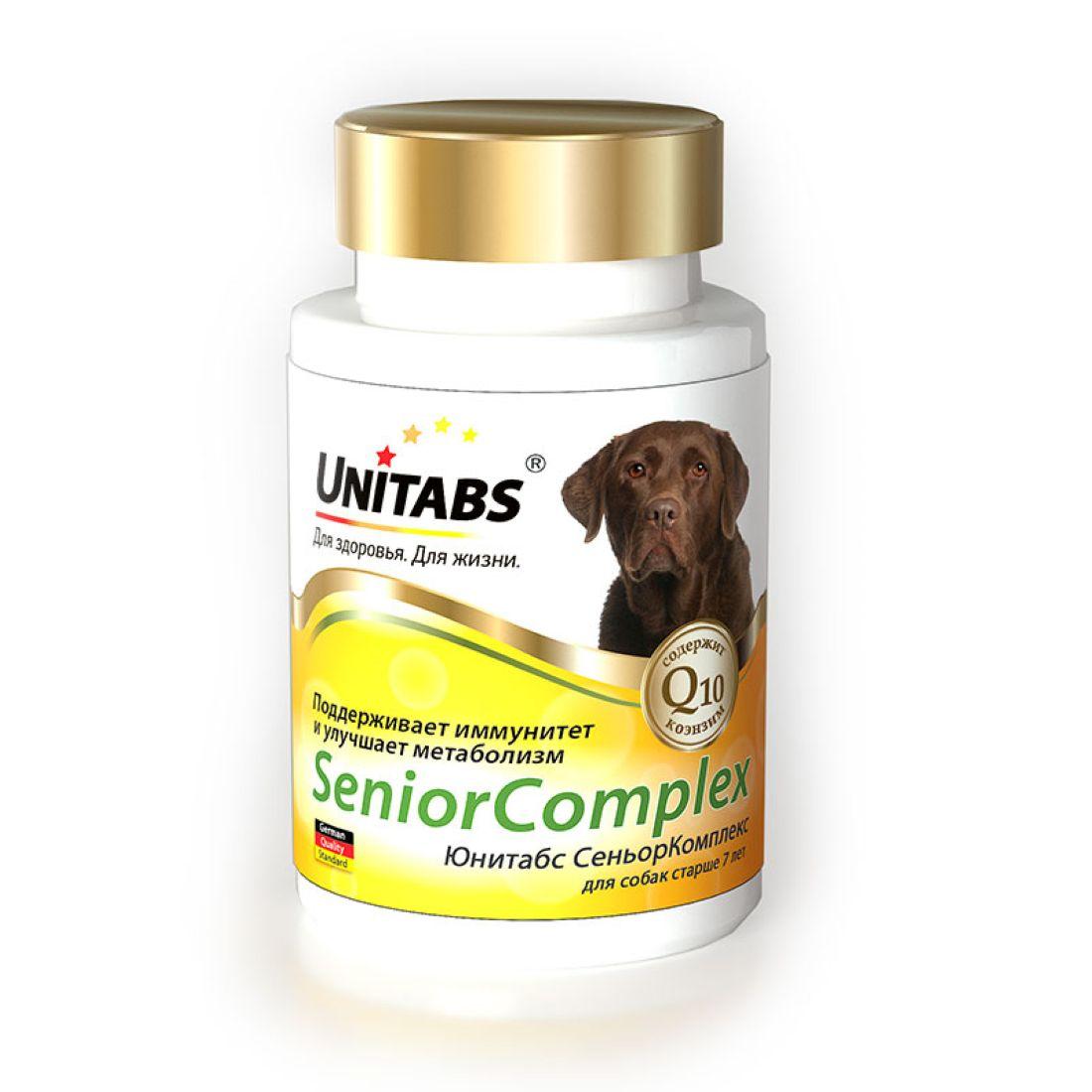 Unitabs таб для собак старше 7лет n100 seniorcomplex с q10